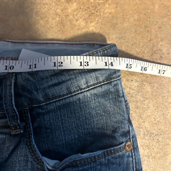 Levi’s jeans - selvedge denim medium blue factory faded/distressed 501 - Picture 10 of 14